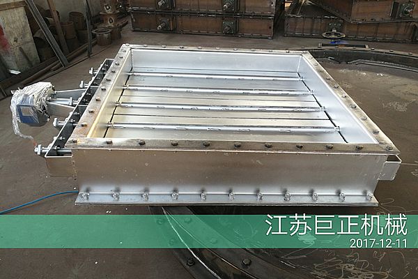 方形擋板門（寬8m）完工，待包裝